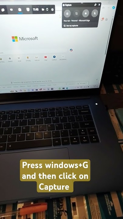 How To start Screen Recording In windows 11 Laptop. #screenrecorder # ...