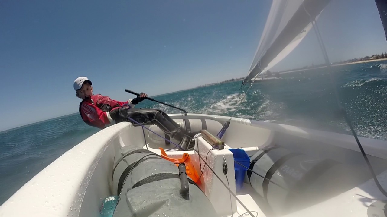 optimist sailing training YouTube