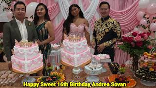 Details Joined Sweet 16th Birthday  Andrea Sovan at China Gourmet on Saturday 08.29.26  News