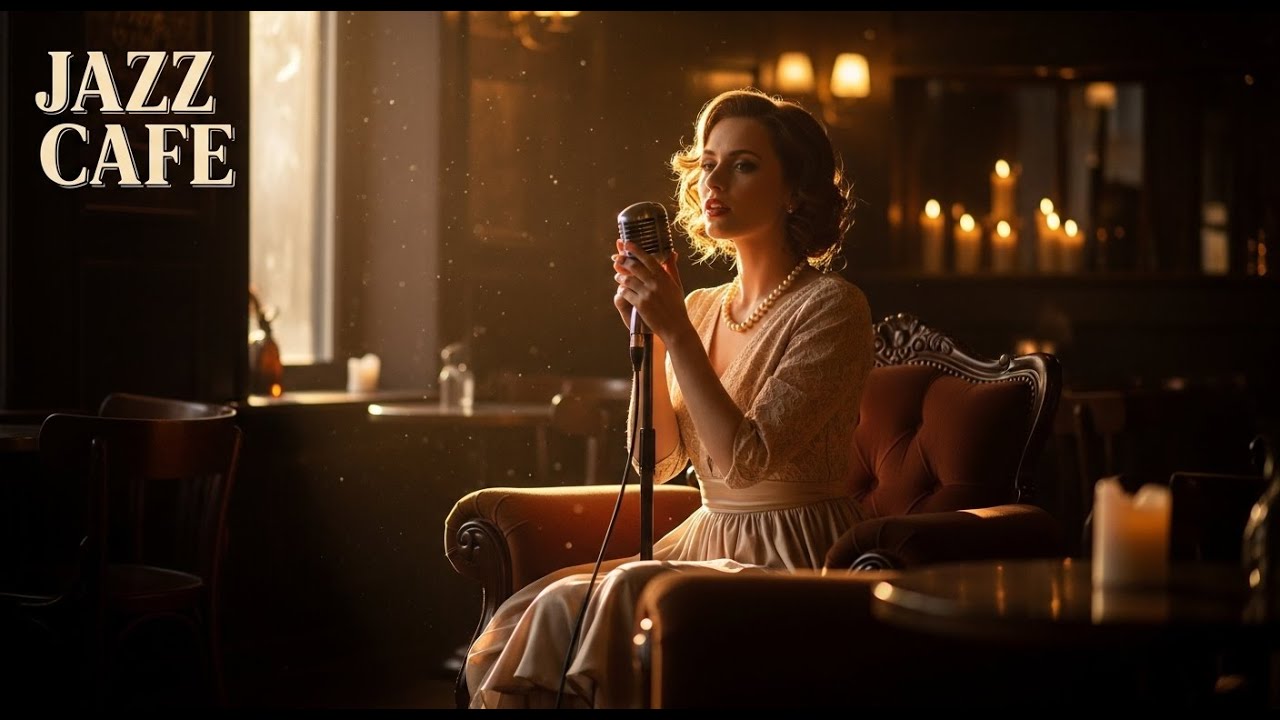Jazz Cafe Peaceful Nights Smooth Vintage Jazz Lounge Music for Cozy ...