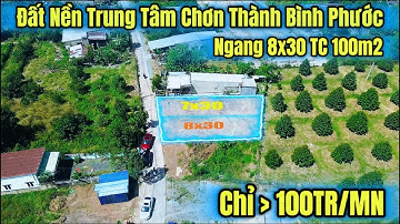 Bán Đất Thổ Cư Ngay Ngã Tư Chơn Thành 8x30 Sổ Hồng Riêng Giá Rẻ 2025