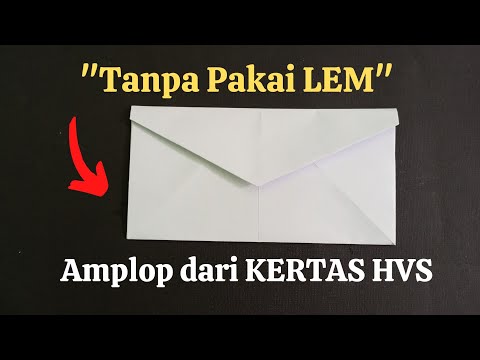 Video: Cara membuat amplop dari kertas A4 sendiri