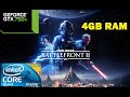 Star Wars  Battlefront II - Core2Quad Q8400 - GTX 750 Ti - 4GB Ram