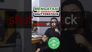 CARA MENGATASI AI GENERATED DI SHUTTERSTOCK #shutterstock #tutorial