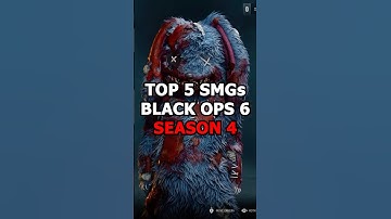 TOP 5 SMGs in BLACK OPS 6 (Season 4) | Best BO6 Class Setups