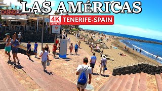 TENERIFE - PLAYA DE LAS AMÉRICAS | See the Actual Appearance 🌞 4K Walk ● April 2024