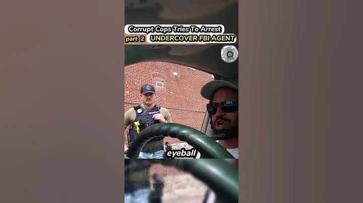 corrupt cops tries to arrest undercover FBI agent #shorts #cops #police #bodycam