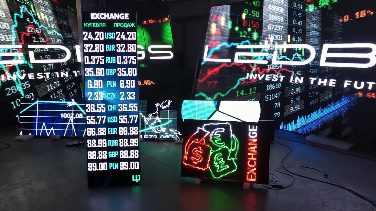 Табло валют LEDBGS