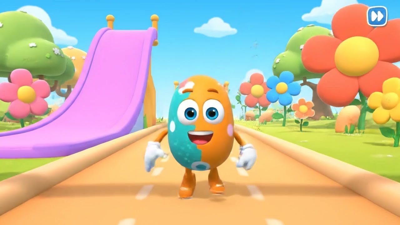 Fall Guys Silly Bean volcado en la sustancia | Canción divertida para niños | Rimas infantiles