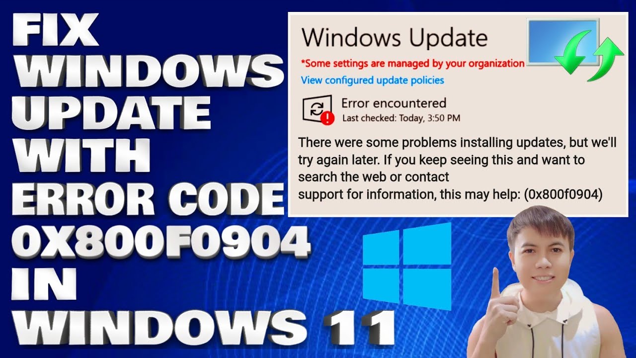 How To Fix Windows Update with Error Code 0x800f0904 in Windows 11 ...