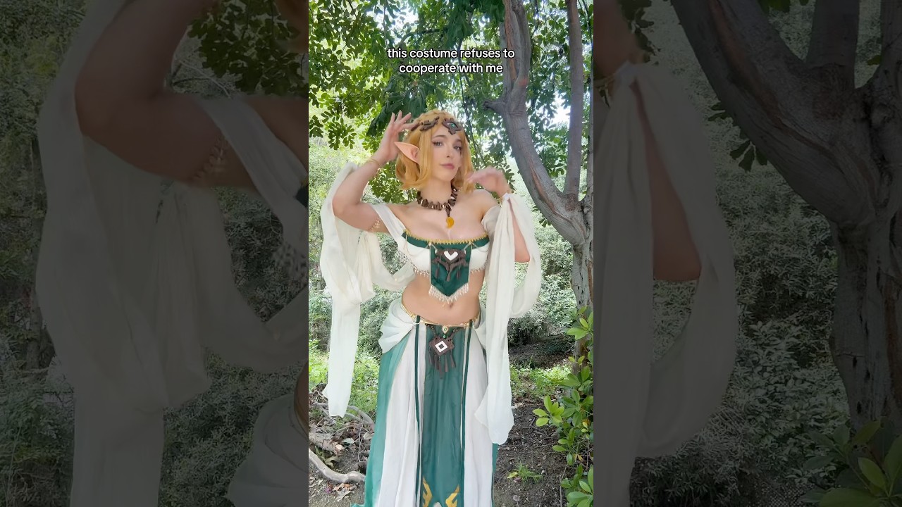 Cosplay malfunction 😵 #zelda #legendofzelda #zeldacosplay #cosplay