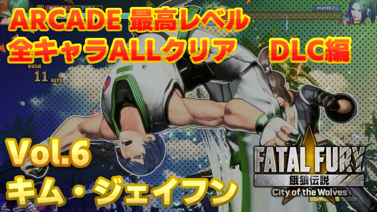 PS5] Garou Densetsu CITY OF THE WOLVES Kim Jae-hoon ARCADE LV5 NO