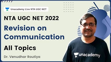 Revision on Communication | All Topics | NTA UGC NET 2022 | Dr. Venudhar Routiya