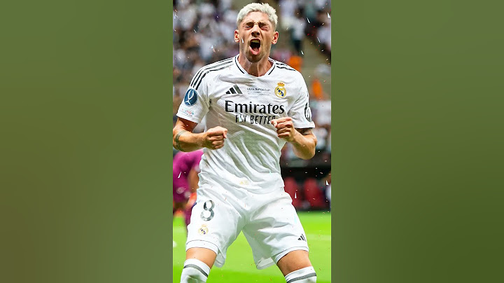 REAL MADRID CAMPEON DE LA SUPER COPA DE EUROPA #futbol #realmadrid #atalanta #campeones