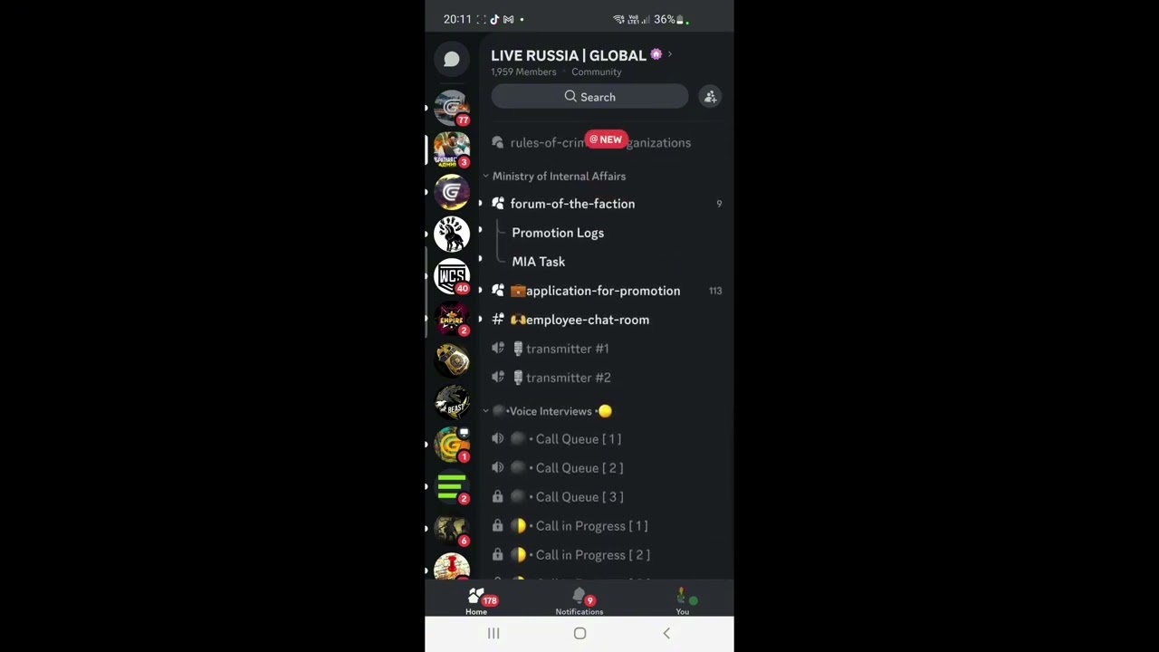 Live Russia, How to join a faction and find the rules and tasks in discord.