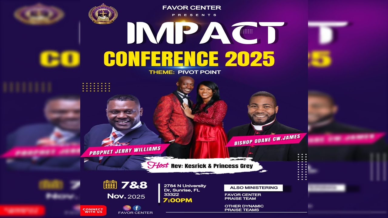 Favor Center Impact Conference 2025 Sat PM 11-8-25