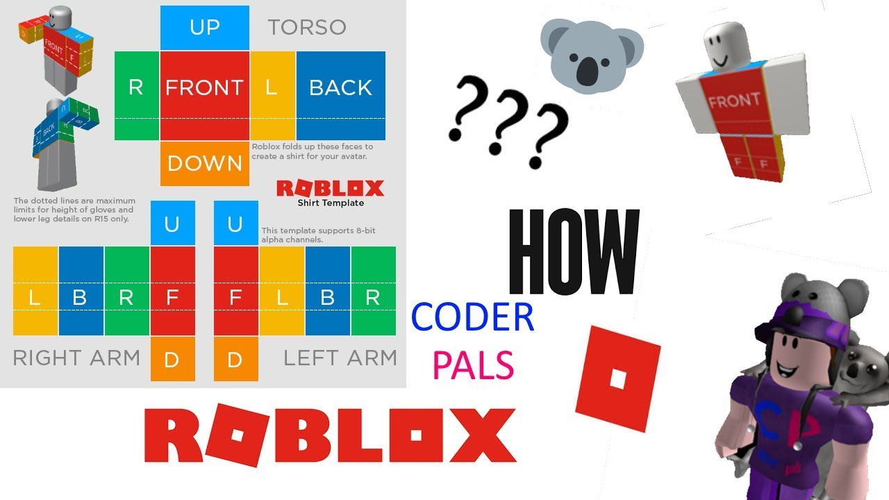 How To Make A Roblox Body Suit Shirt Speed Tutorial Bc Only Coder Pals Youtube - roblox body template