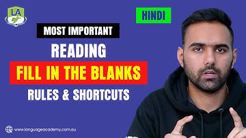 PTE Reading Fill in the Blanks Grammar Rules, Tips, Tricks & Strategies (Hindi) | Language Academy