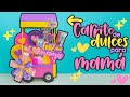 DIY: Carrito de chocolates para MAMÁ hecho con cartón - DÍA DE LAS MADRES