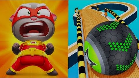 Going Balls VS Talking Tom Hero Dash  -Discover All The heros - All the Bosses Bit Update Gameplay