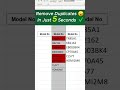 Excel Formula Trick 💥 Remove Duplicates Instantly