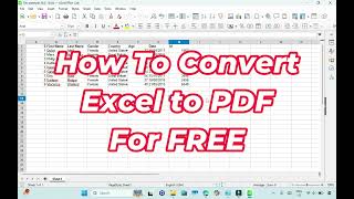 How To Convert Excel to PDF Online FREE (Fast & Easy Method)