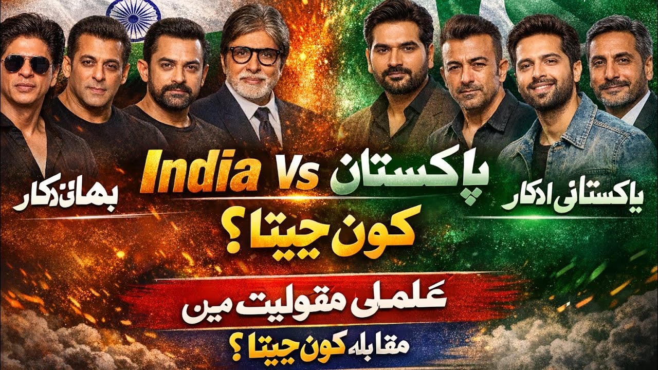 India vs Pakistan Actors | Who Is More Famous? Ultimate Comparison