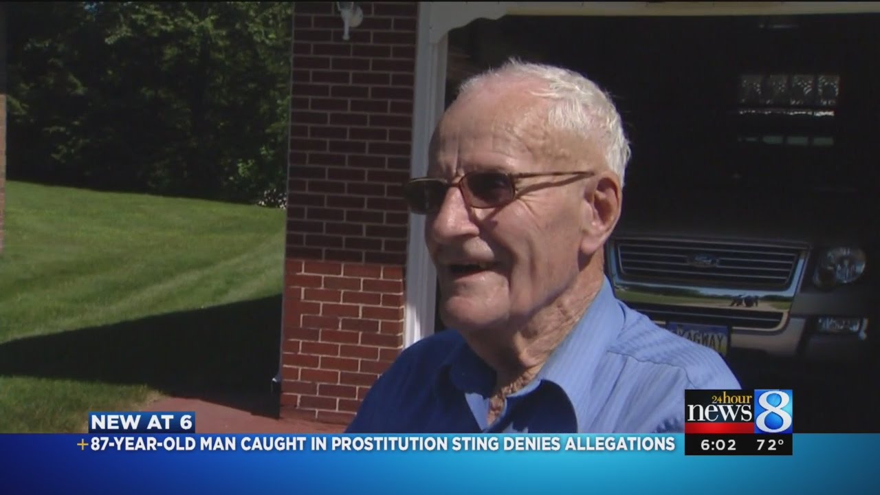 Man, 87, caught in prostitution sting denies allegations - YouTube
