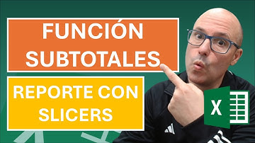 ✅ FUNCIÓN SUBTOTALES #excel