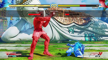 SFV Sagat Meaty setup
