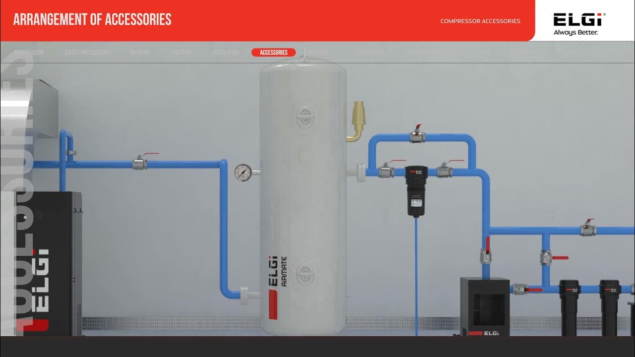 Elgi Compressor Installation guide YouTube