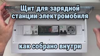 Щит для зарядной станции электромобиля своими руками