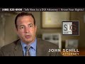 Attorney John Schill discusses the cost of a DUI