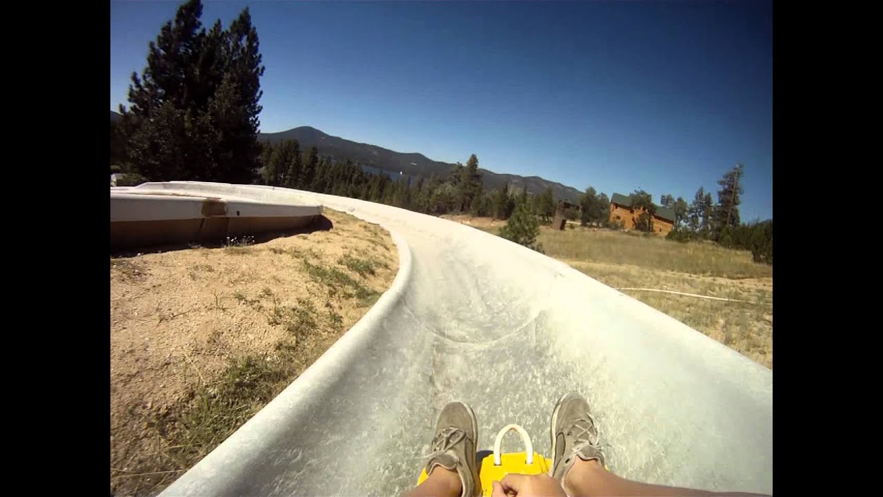 Alpine Slide at Big Bear Slide 1 POV YouTube