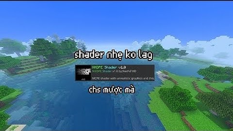 shader NHDPE MINECRAFT PE 1.18+ ✓✓✓