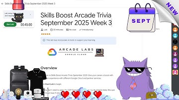 Skills Boost Arcade Trivia September 2025 Week 3 | #2025 | #|#qwiklabs |#Solution