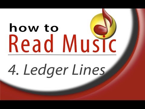 How to Read Music (Lessons 4 - 7) Ledger Lines, Bar Lines, Double Bar ...
