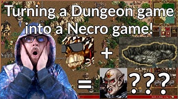 Turning a Dungeon game into a Necro Game!  || Heroes 3 Dungeon Gameplay || Jebus Cross