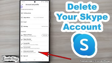 How to Delete Your Skype Account