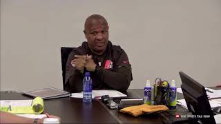 Hard Knocks Coaches Meeting