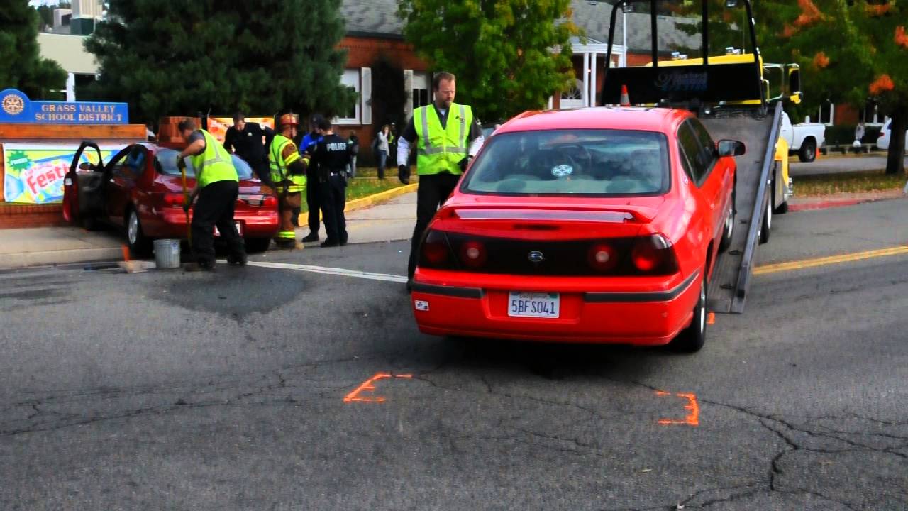 So. Auburn St. Accident Grass Valley YouTube