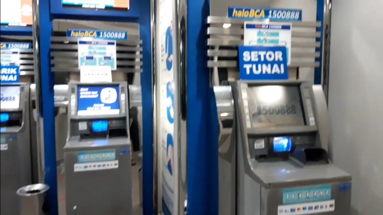 Tutorial Cara Setor Uang Tunai ke Mesin ATM BCA - YouTube
