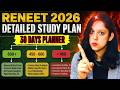 30-Day RE-NEET 2026 Planner 🔥 Complete Day-by-Day Strategy to Maximise Your Score 😱