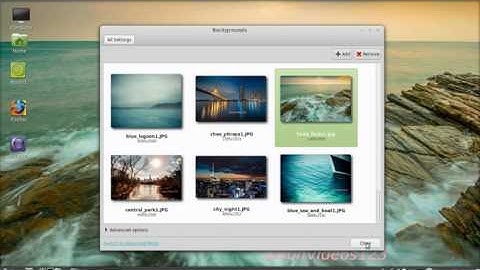 Linux Mint 15: How to change your desktop background