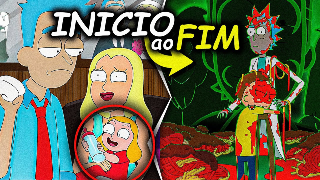 Rick and Morty em 20 Minutos do Inicio ao Fim?! (Passado Rick Prime + Evil Morty + Final)