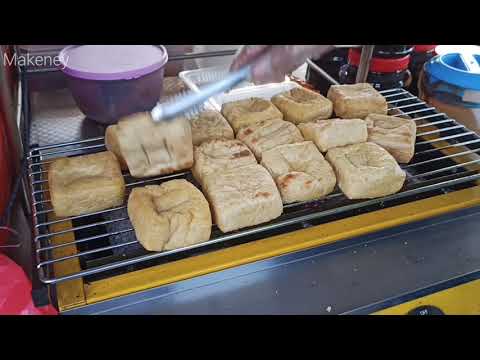 Tauhu Bakar Sotong Kangkung