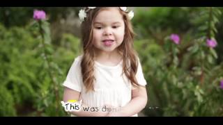 Video thumbnail of "Gethsemane, Claire Ryann at 3 Years Old"