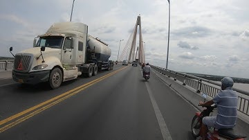 Cầu Rạch Miễu nối hai tỉnh Tiền Giang và Bến Tre - Tháng 3/2022 @lehuynhanh