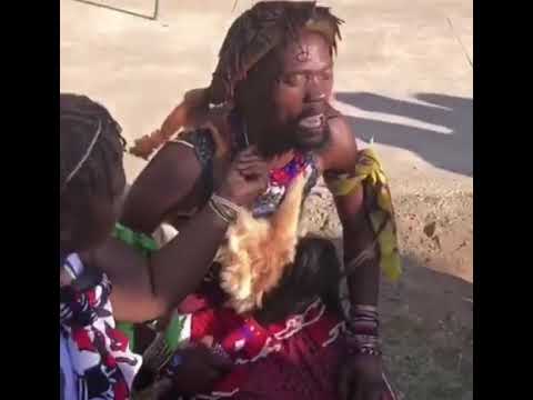 sangoma singing a painful song