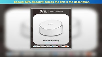 Unboxing MOES Smart Multi-mode Gateway ZigBee 3.0 WiFi Bluetooth Mesh Hub Work with Tuya Smart App•